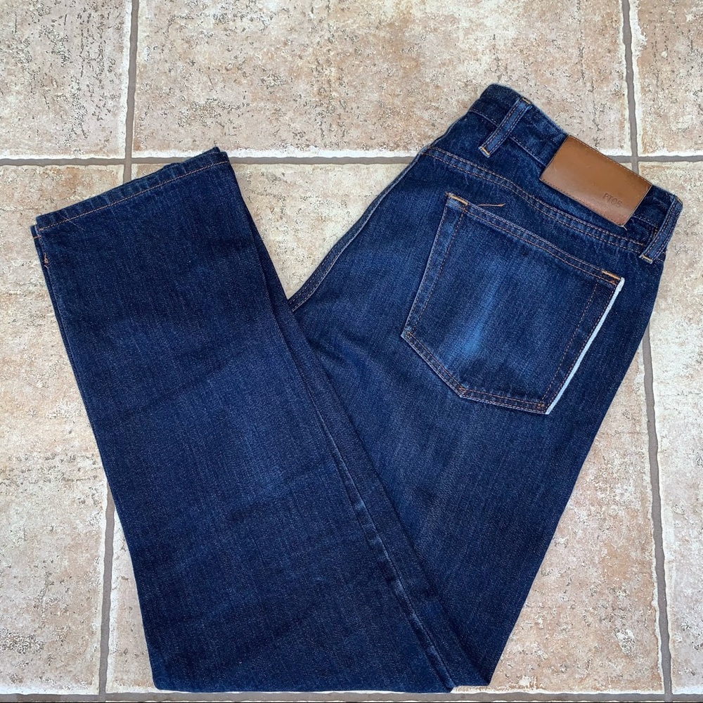 PT05 Dark Wash Button Front Denim Jeans size 34 x 28